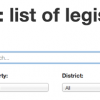 Getting in Touch with Open Data: Nouwweb v1.0 Screenshot of the search tool