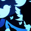 Twitter Yields to Demand from Israeli Government and Blocks 35 Accounts LONDON, ENGLAND - AUGUST 09: In this photo illustration, the logo for the Twitter social media network is projected onto a man on August 09, 2017 in London, England. With around 328 million users worldwide, Twitter has gone from a small start-up in for the public 2006 to a broadcast tool of politicians and corporations in 2017. (Photo by Leon Neal/Getty Images)